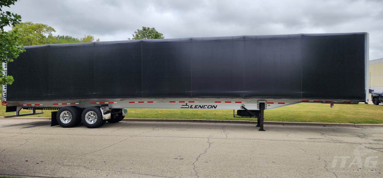 Benson Ft Conestoga Flatbed Trailer All Aluminum Aluminum