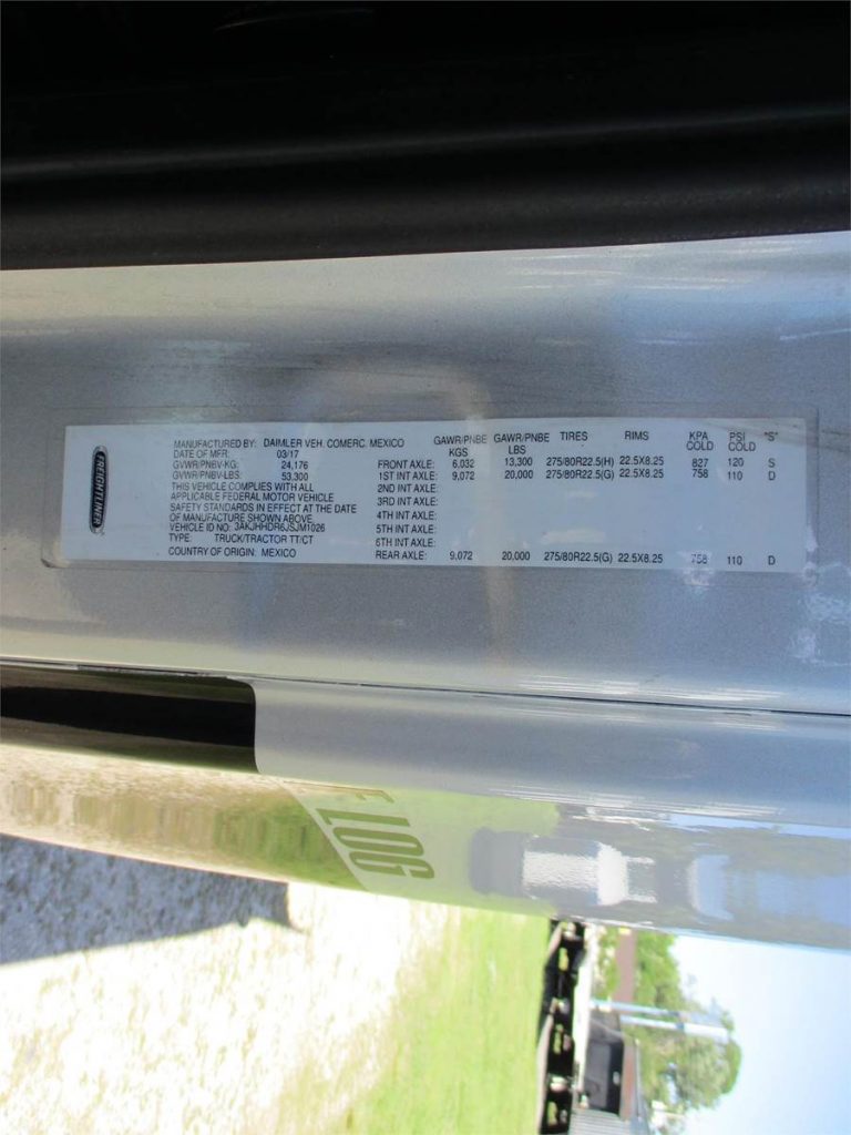 2018 Freightliner Cascadia 126