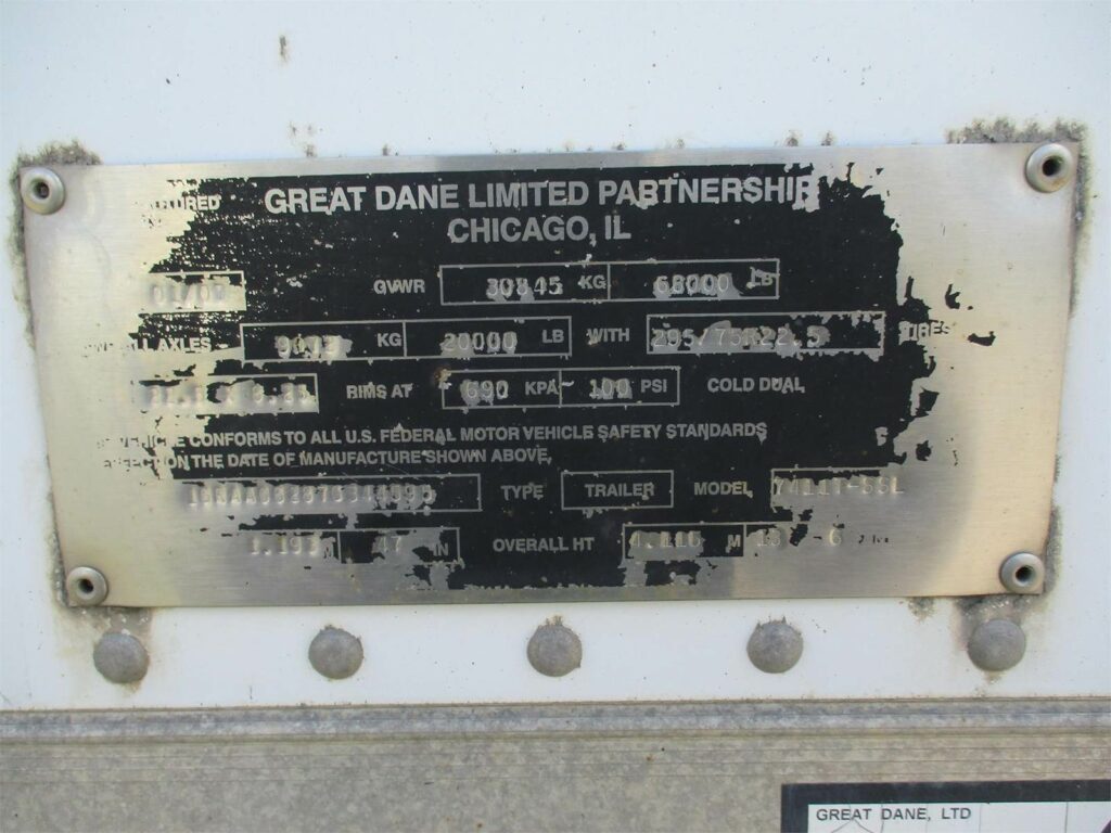 2007 Great Dane 53×102
