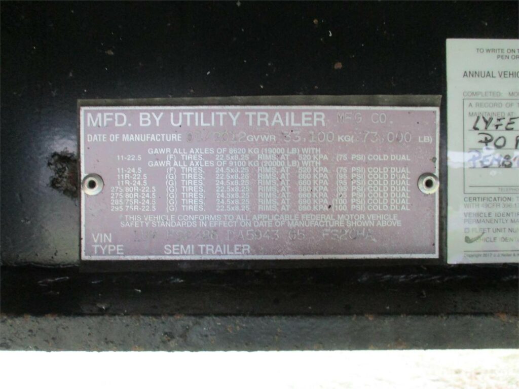 2013 UTILITY 48 X 102 COMBO FLATBED