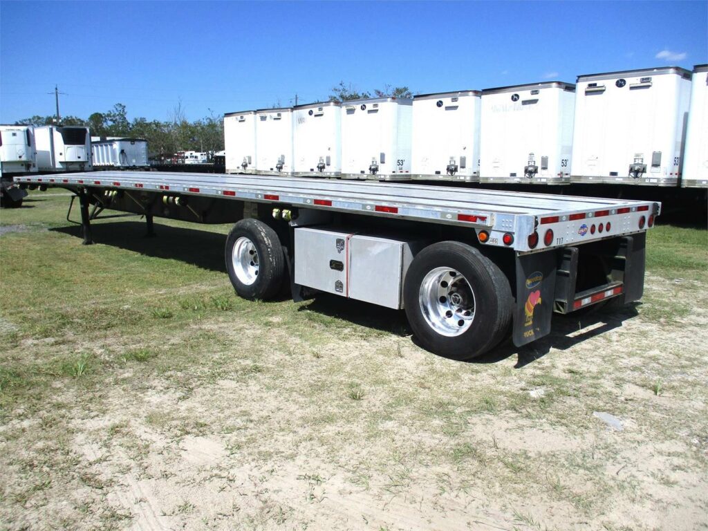 2018 UTILITY 48X102 SPREAD AXLE 2 ALUMINUM TOOL BOXES