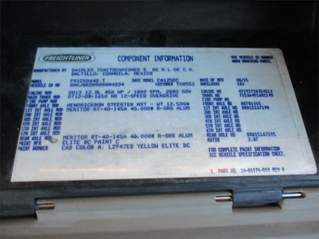 2016 Freightliner Cascadia 125