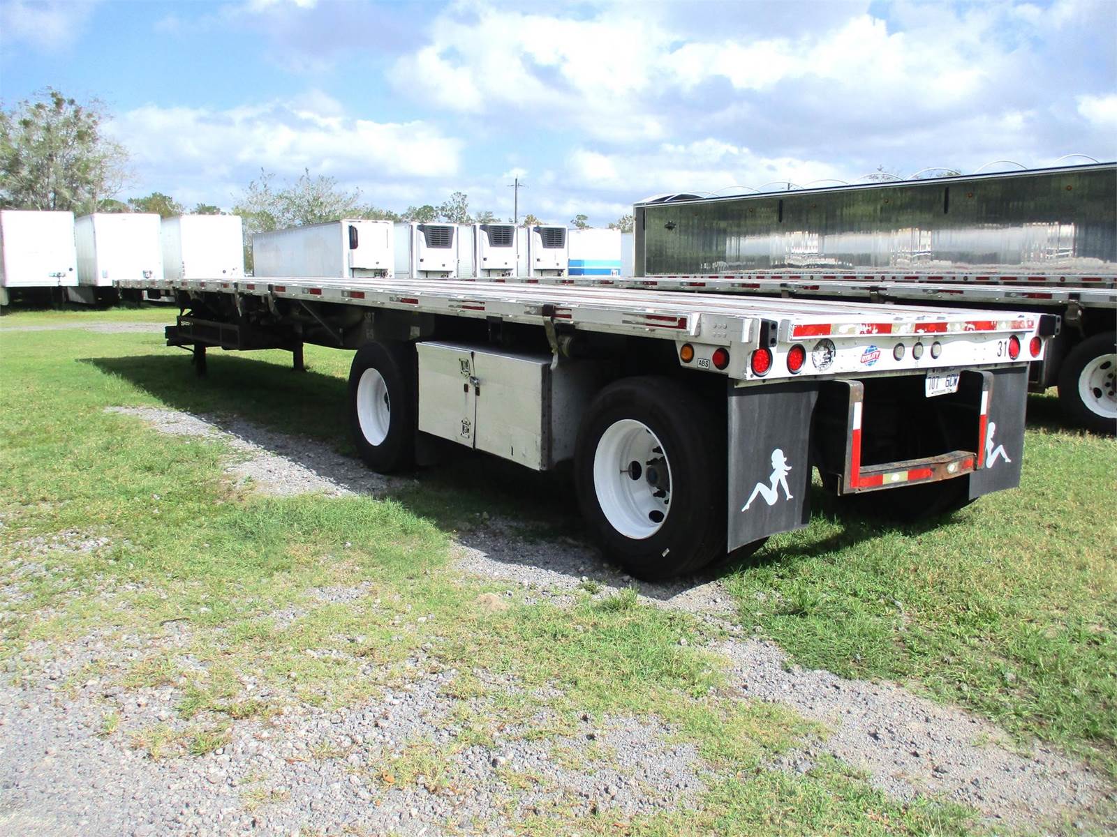 2013 Utility 48x102 Spread Axle Combo Flatbed Handshakefleet 5642