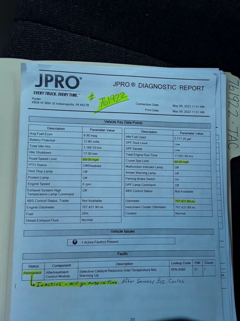 2018 Freightliner Cascadia 125 Day Cab Truck – 455HP, 12