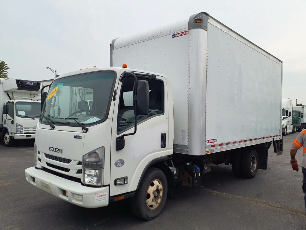 2017 Isuzu NPR HD 16 ft Box Truck – 215HP, 6, Roll up Door, Liftgate