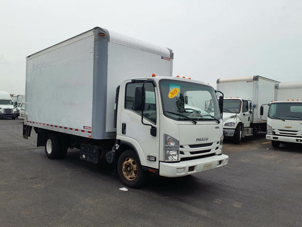 2017 Isuzu NPR HD 16 ft Box Truck – 215HP, 6, Roll up Door, Liftgate