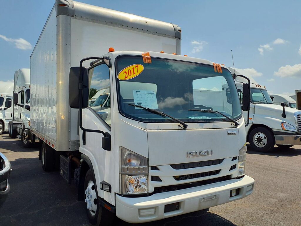 2017 Isuzu NPR HD 16 ft Box Truck – 215HP, 6, Roll up Door, Liftgate
