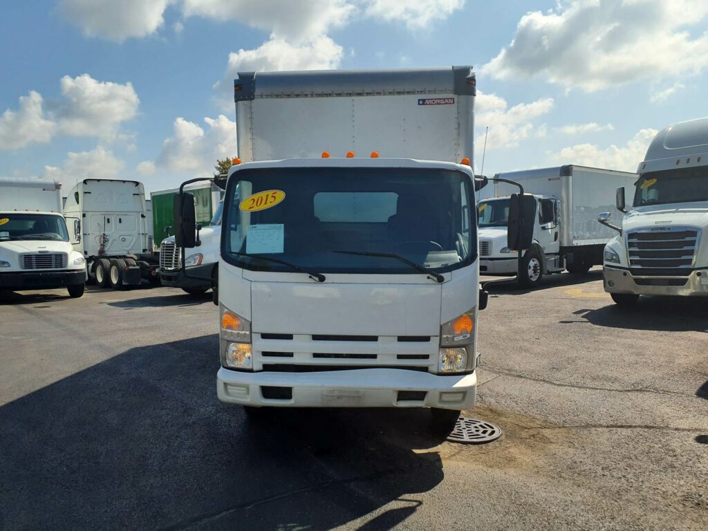 2015 Isuzu NPR HD 16 ft Box Truck – 215HP, 6, Roll up Door