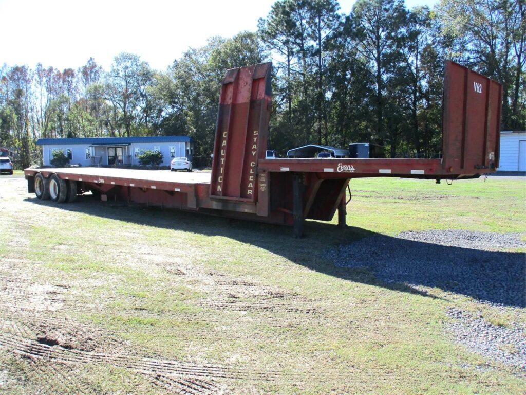 2007 John Evans 48X102 FORKLIFT RAMP DROP DECK TRAILER