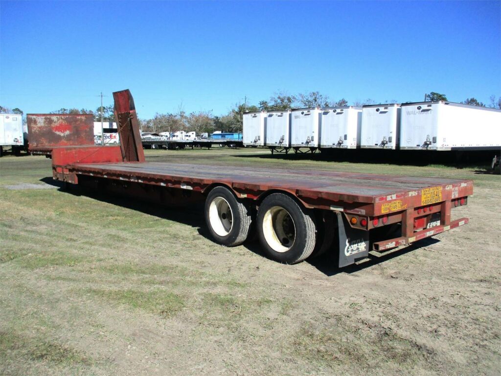 2007 John Evans 48X102 FORKLIFT RAMP DROP DECK TRAILER