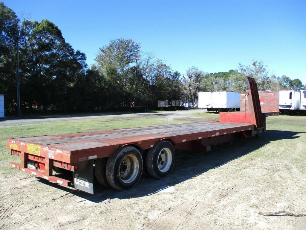 2007 John Evans 48X102 FORKLIFT RAMP DROP DECK TRAILER