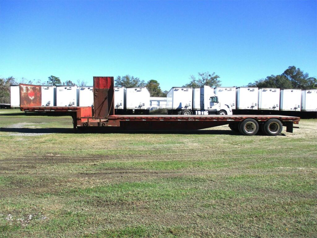 2007 John Evans 48X102 FORKLIFT RAMP DROP DECK TRAILER