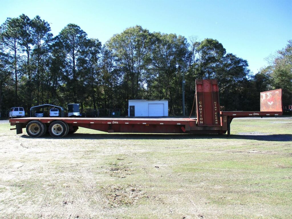 2007 John Evans 48X102 FORKLIFT RAMP DROP DECK TRAILER