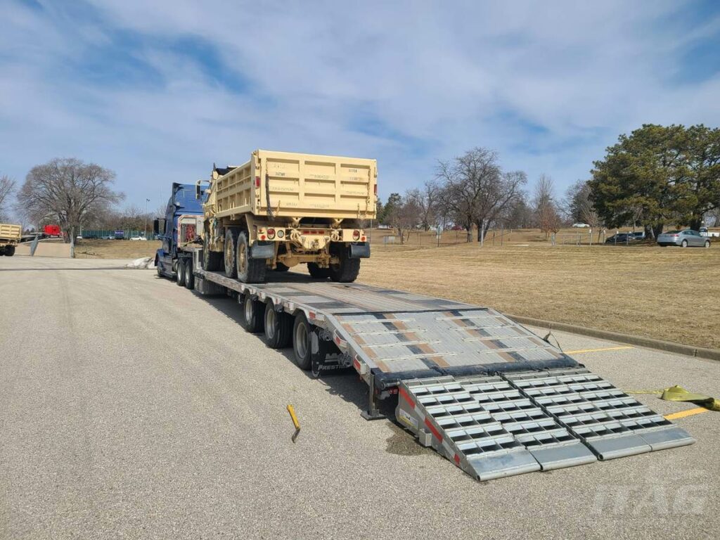 2023 Prestige 53ft Beavertail and Ramp Drop Deck Trailer – Combo, Aluminum Floor, Tri-Axle, Dovetail and Ramps, Load Levelers, Toolbox