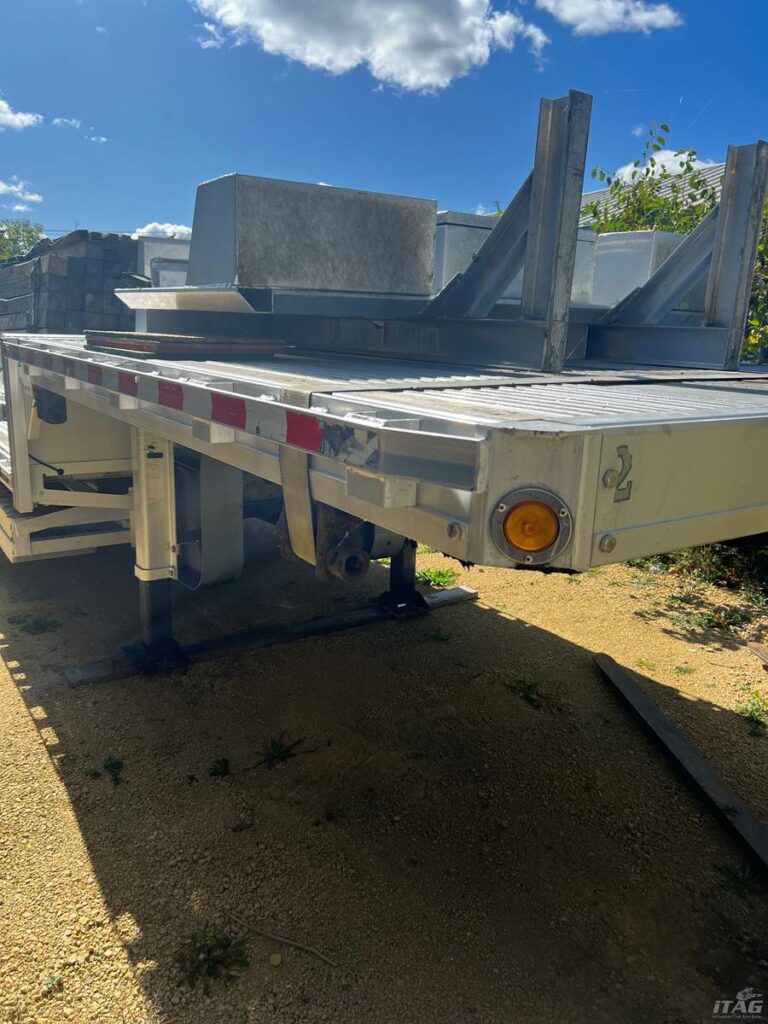 2020 Reitnouer 53ft Drop Deck Trailer – All Aluminum, Aluminum Floor, Rear Sliding Axle, Toolboxes, Ramps