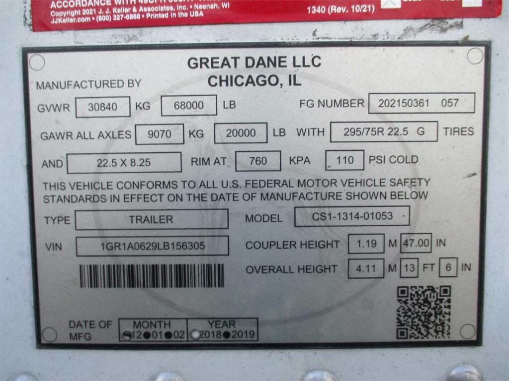 2020 Great Dane 53×102