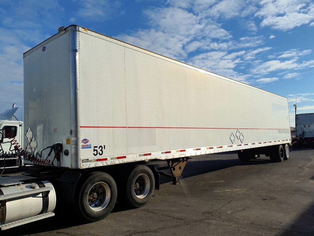 2012 UTILITY 4000DX 53 ft Dry Van Trailer – Swing Door, Air Ride