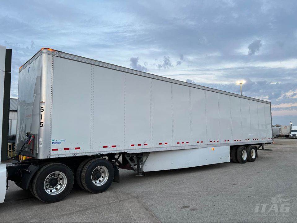 2022 Vanguard 53ft Dry Van Trailer – DuraPlate Walls, Aluminum Roof, Swing Doors, Air Ride, Side Skirts, Tire Inflation System