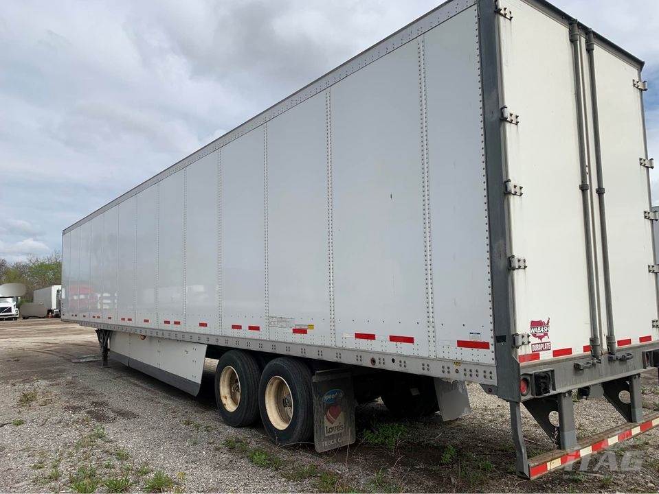 2018 Wabash 53ft Dry Van Trailer – DuraPlate Walls, Aluminum Roof, Swing Doors, Side Skirts, Tire Inflation System