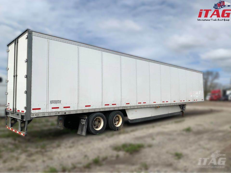 2018 Wabash 53ft Dry Van Trailer – DuraPlate Walls, Aluminum Roof, Swing Doors, Side Skirts, Tire Inflation System