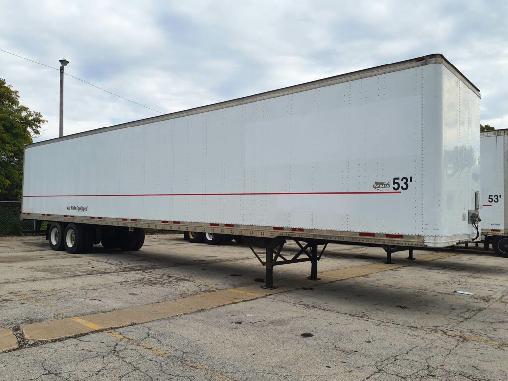 2008 Wabash 53 ft Dry Van Trailer – Swing Door, Air Ride, Single Axle