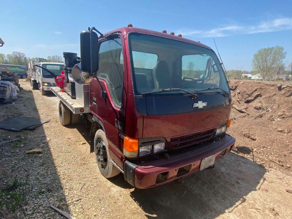 2002 Chevrolet W3500 Flatbed Dump Truck