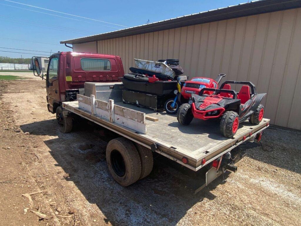 2002 Chevrolet W3500 Flatbed Dump Truck