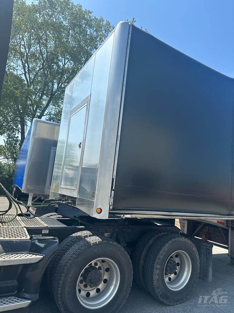 2015 East 48ft Conestoga Flatbed Trailer – All Aluminum, Aluminum Floor, Spread Axle, Toolboxes, Conestoga Kit