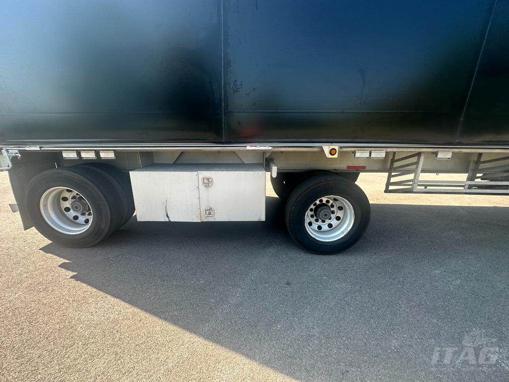 2015 East 48ft Conestoga Flatbed Trailer – All Aluminum, Aluminum Floor, Spread Axle, Toolboxes, Conestoga Kit