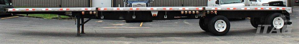 2020 Great Dane 48ft Flatbed Trailer – Combo, Aluminum Floor, Fixed Spread Axle, Pipe Stakes