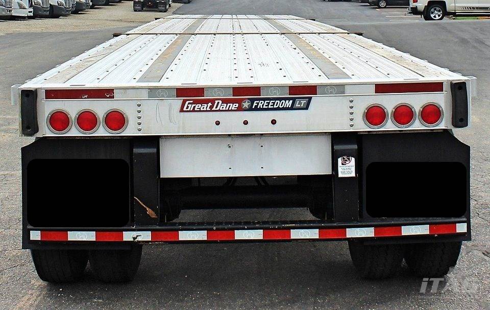 2020 Great Dane 48ft Flatbed Trailer – Combo, Aluminum Floor, Fixed Spread Axle, Pipe Stakes