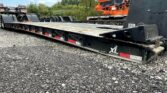 2020 XL Specialized 55 Ton Lowboy Trailer – 29ft Well, Quad-Axle, Hydraulic Detach, Non-Ground Bearing, Pony Motor, Outriggers, Flip Axle