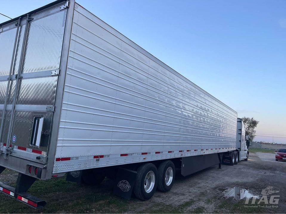 2023 UTILITY 53ft Reefer Trailer – 3,200 Hours, Thermo King Unit, Swing Doors, Side Skirts, Tire Inflattion System, Disc Brakes