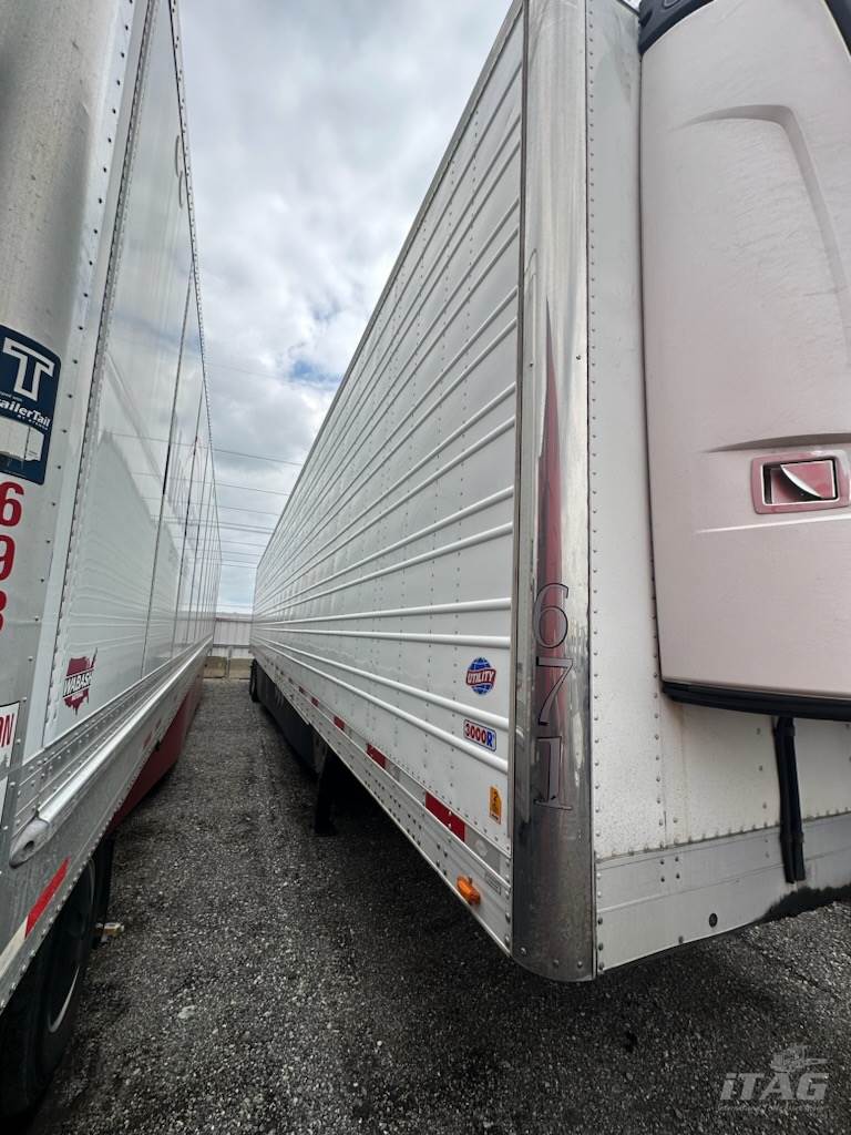 2019 UTILITY 53ft Reefer Trailer – 6,236 Unit Hours, Carrier 7500 Unit, Swing Doors, Side Skirts, E-Tracks,