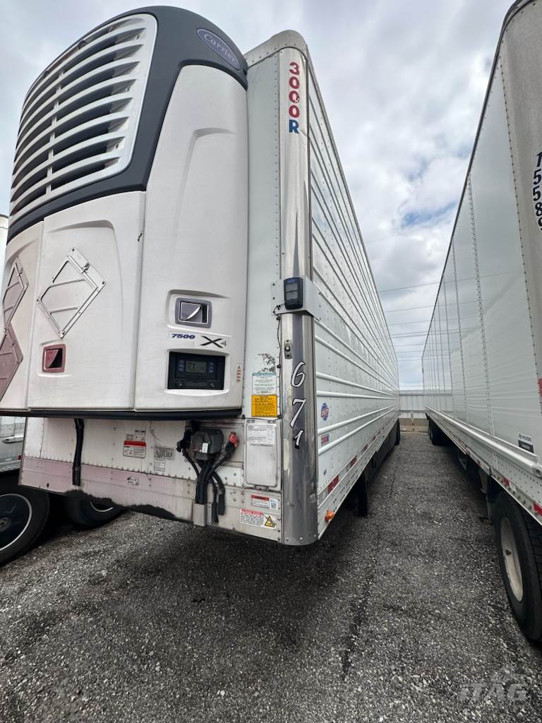 2019 UTILITY 53ft Reefer Trailer – 6,236 Unit Hours, Carrier 7500 Unit, Swing Doors, Side Skirts, E-Tracks,