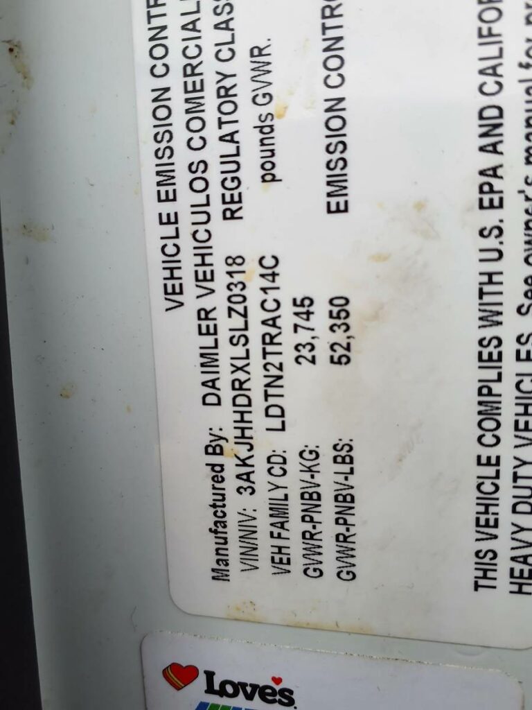 2020 Freightliner Cascadia 126 Sleeper Semi Truck – 72″ Condo Sleeper, 455HP, 12