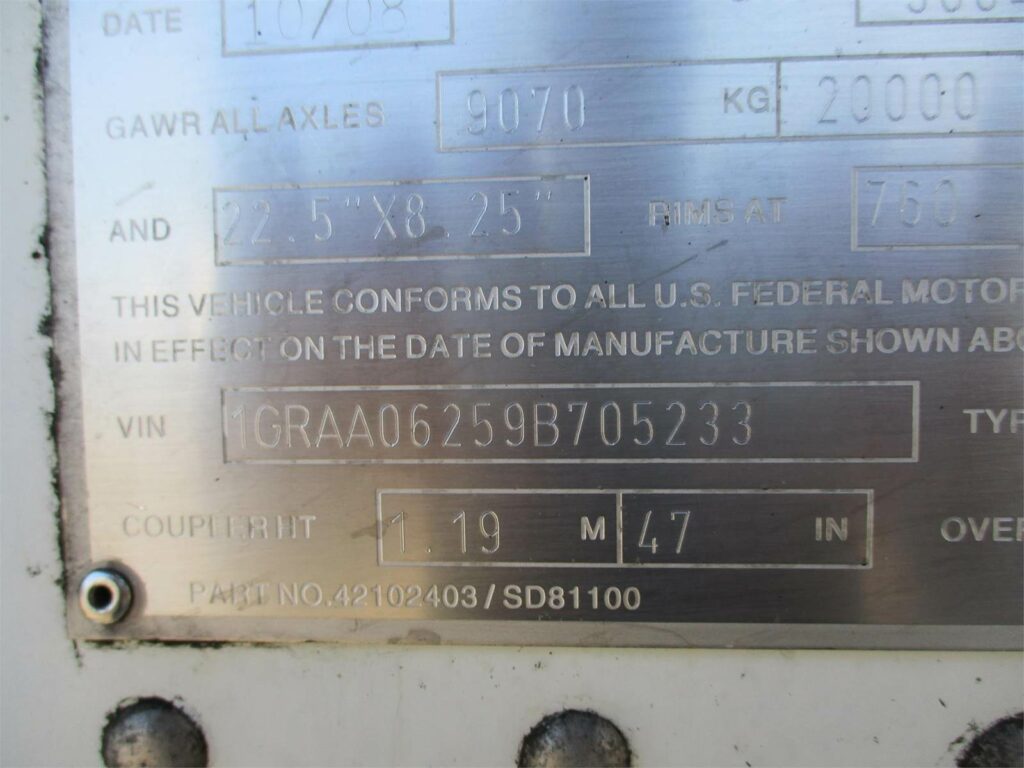 2009 Great Dane 53′ FLATFLOOR, THERMO KING SB-210, 18,577 HOURS