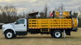 2024 Ford F-750 Scorpion II TMA Truck – V8 Gas – Automatic – 25 Light LED Arrow Board – Manbaskets – Stake Rails