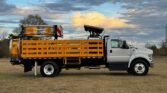 2024 Ford F-750 Scorpion II TMA Truck – V8 Gas – Automatic – 25 Light LED Arrow Board – Manbaskets – Stake Rails