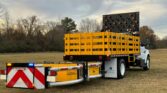 2024 Ford F-750 Scorpion II TMA Truck – V8 Gas – Automatic – 25 Light LED Arrow Board – Manbaskets – Stake Rails