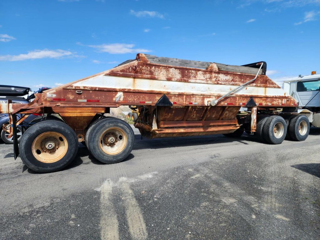 1977 Cook Belly Dump Trailer