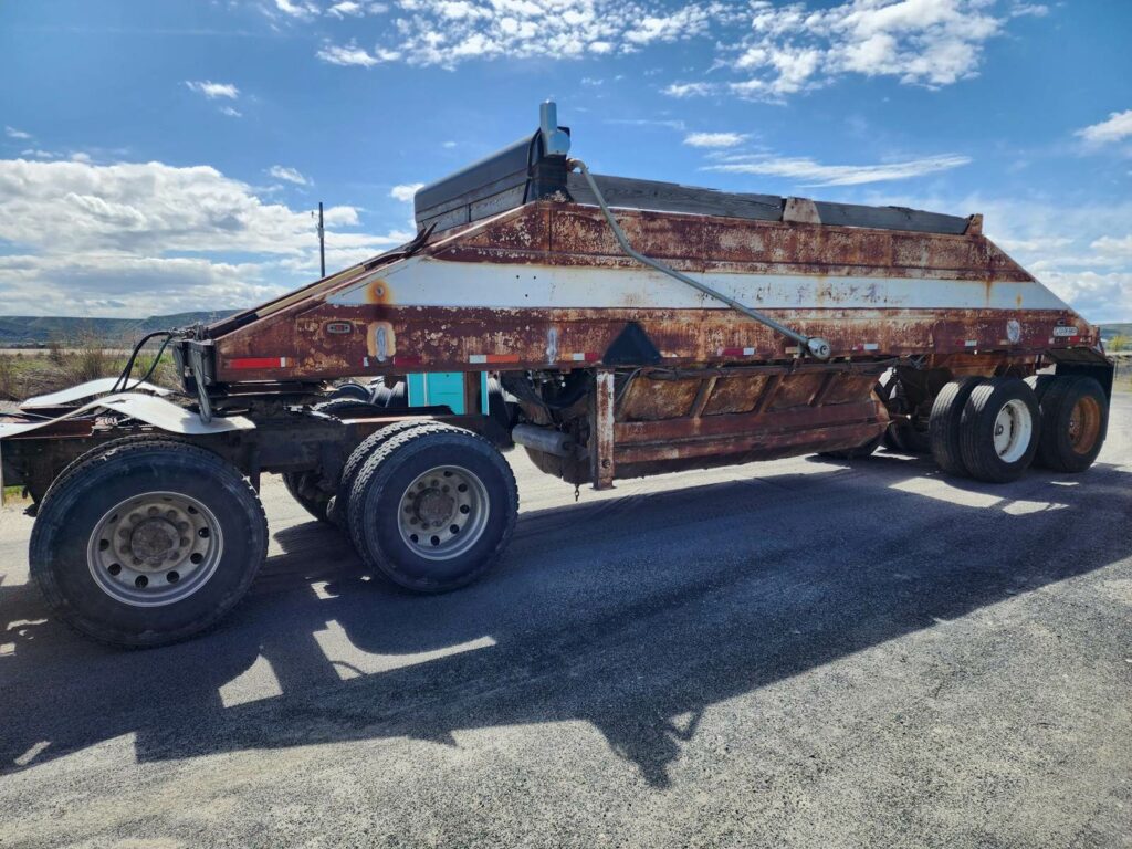 1977 Cook Belly Dump Trailer