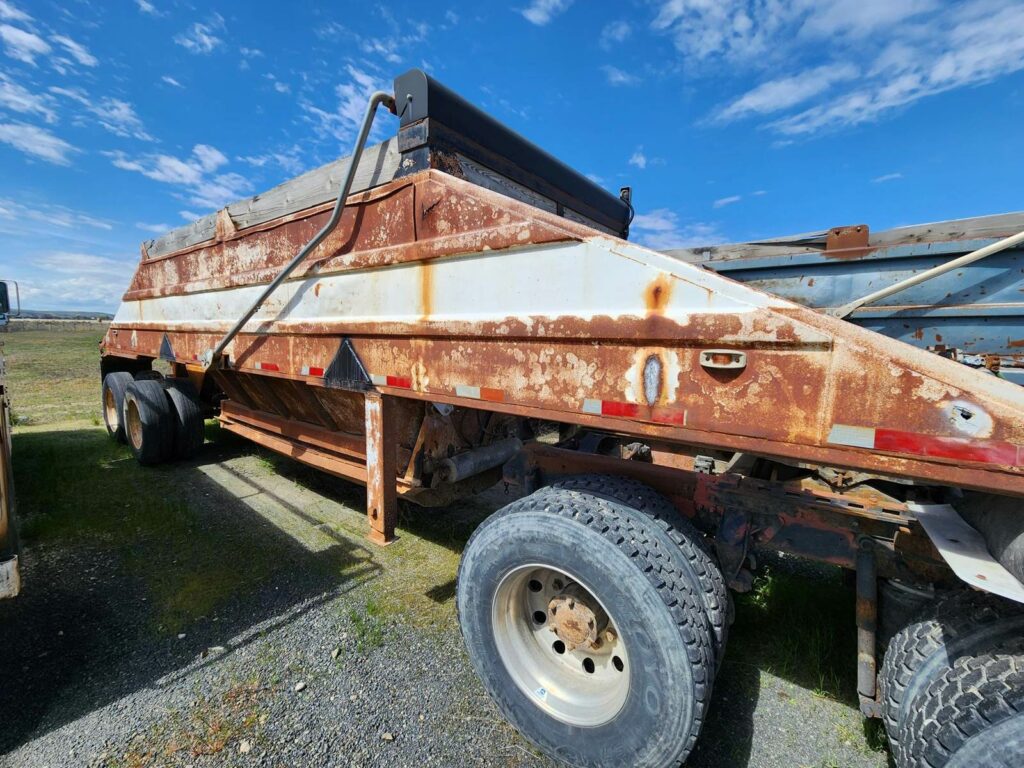 1977 Cook Belly Dump Trailer