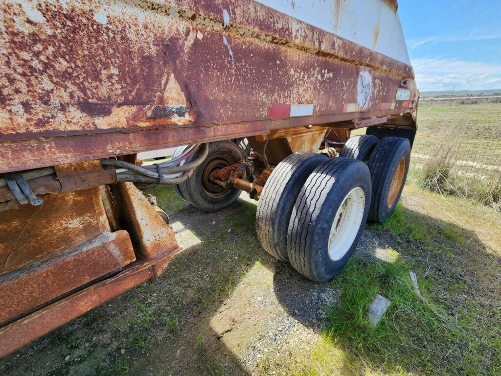 1977 Cook Belly Dump Trailer