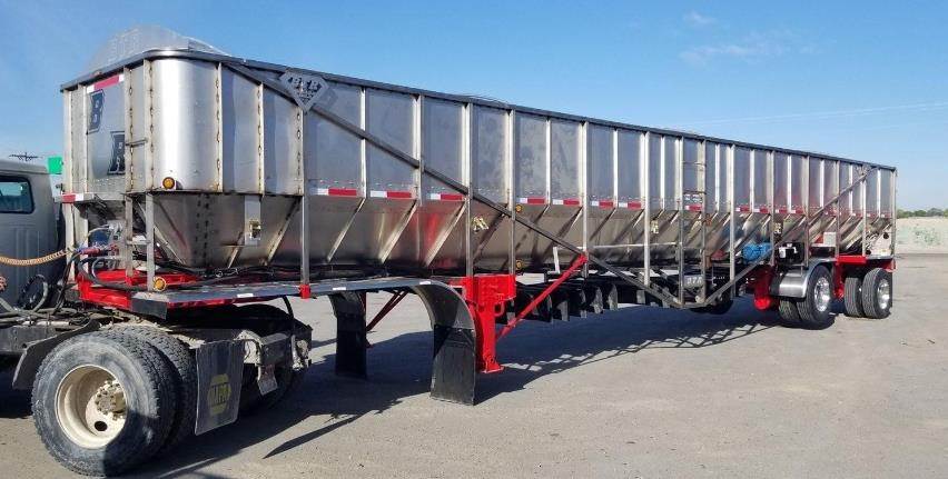 2024 BTR 48×96 Tandem Axle Stainless Steel Belt Trailer – Air Ride, Fixed Axle