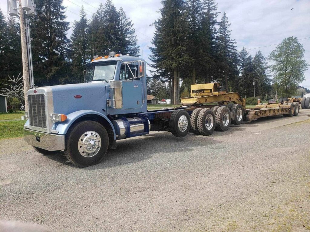 1990 Peterbilt 378 5 axle (quad) day cab tractor