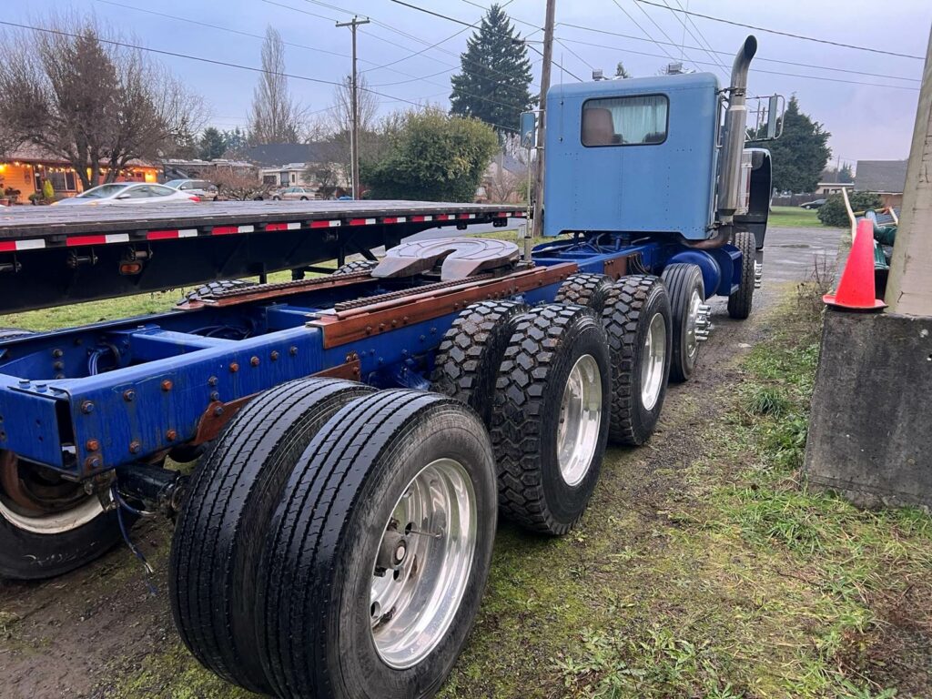 1990 Peterbilt 378 5 axle (quad) day cab tractor