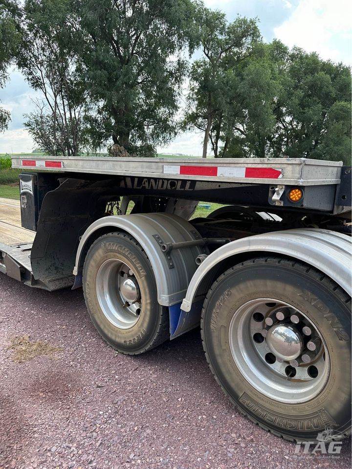 2016 Landoll 35 Ton Double Drop Deck Trailer – Tri-Axle, 27ft Well, Hydraulic Detach, Aluminum Slide Outs, D-Rings