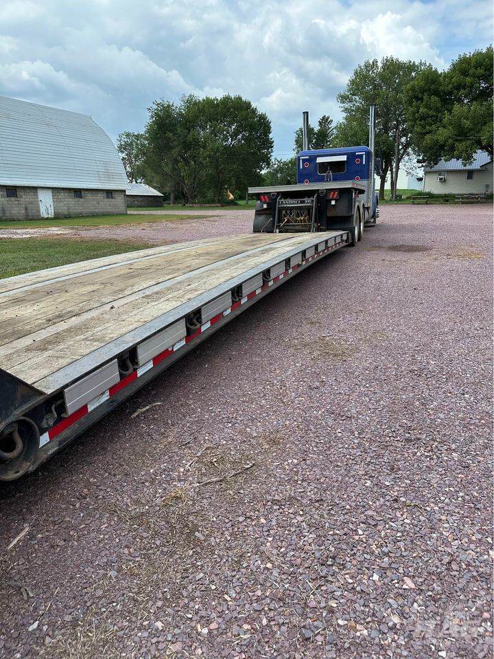 2016 Landoll 35 Ton Double Drop Deck Trailer – Tri-Axle, 27ft Well, Hydraulic Detach, Aluminum Slide Outs, D-Rings