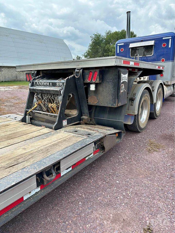 2016 Landoll 35 Ton Double Drop Deck Trailer – Tri-Axle, 27ft Well, Hydraulic Detach, Aluminum Slide Outs, D-Rings